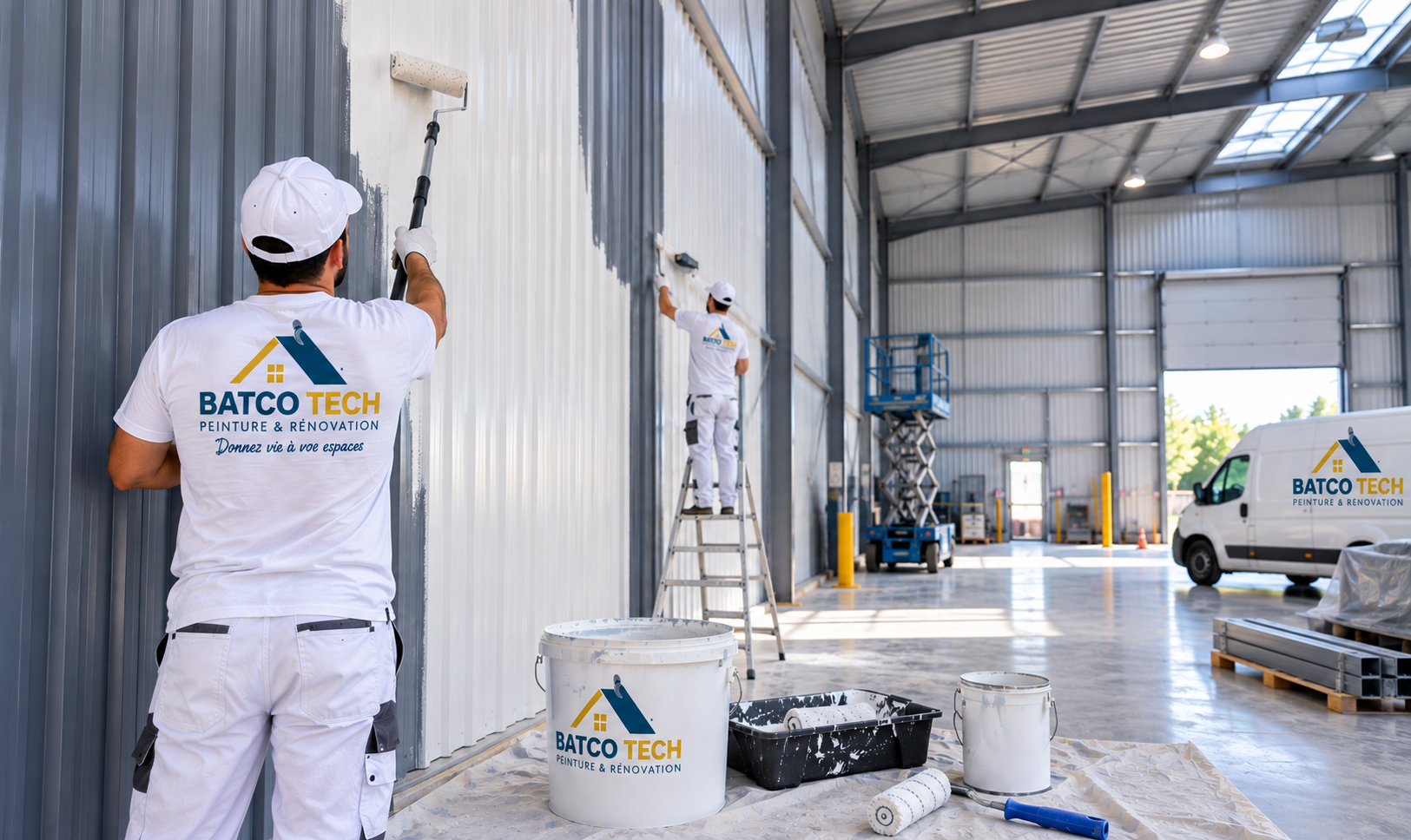 Chantier de peinture Batco Tech
